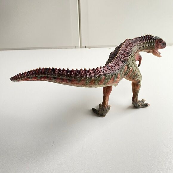 Jurassic Dinosaur Figure Carnotaurus Realistic Standing Crimson King 11” - Picture 2 of 4